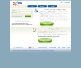 24Log.it(Contatori con Statistica Dettagliata Sito e Blog) Screenshot