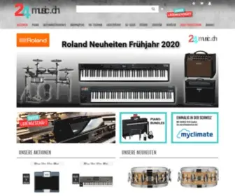 24Music.ch(Musikinstrumente g) Screenshot