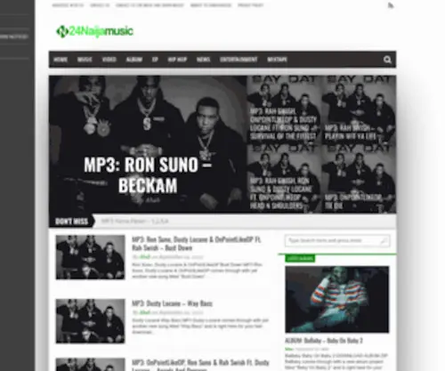 24Naijamuzic.com(Home Of Music & Entertainment) Screenshot