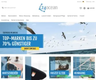 24Ocean.de(Bootszubehör und Segelbekleidung günstig online bestellen) Screenshot