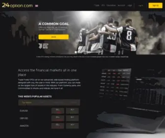 24Option.com(#1 Binary Options Trading Platform is 24option) Screenshot