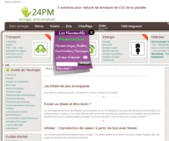 24PM.fr(Magazine sur l'environnement au quotidien) Screenshot