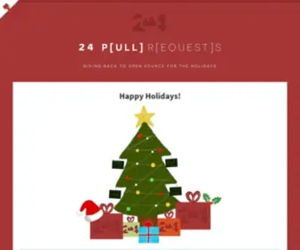 24Pullrequests.com(24 Pull Requests) Screenshot