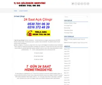 24Saatcilingir.net(24 Saat Çilingir) Screenshot