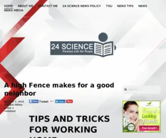 24Sciencenews.com(Sciense News) Screenshot