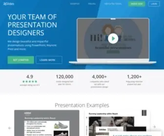 24Slides.com(Custom Presentation Design Company in PowerPoint) Screenshot