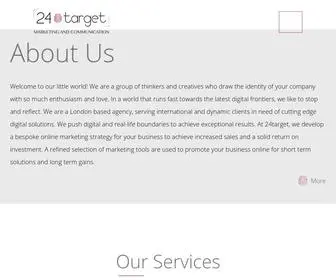 24Target.com(24target Marketing & Communication) Screenshot