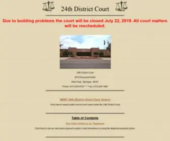 24Thdiscourt.org(24th District Court) Screenshot