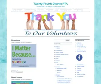 24THpta.org(Twenty-Fourth District PTA) Screenshot