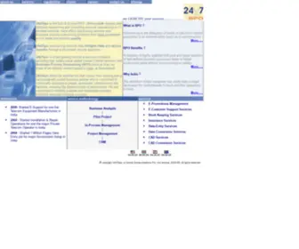 24X7Bpo.com(BPO India) Screenshot