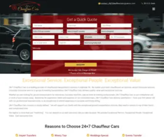 24X7Chauffeurcars.com.au(24×7) Screenshot