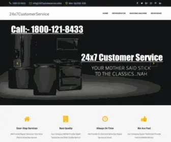 24X7Customerservice.online(Refrigerator) Screenshot