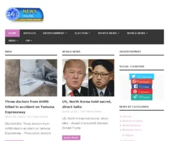 24X7Newsonline.com(Daily World News Online) Screenshot