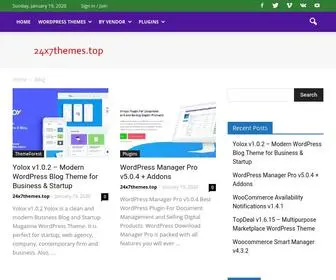24X7Themes.top(Best Free WordPress Themes Download) Screenshot