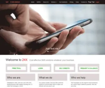 24X.com(SMS for Business) Screenshot