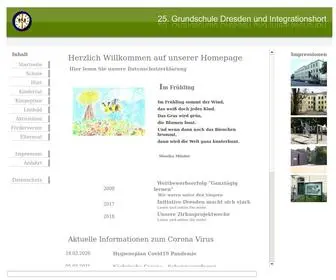 25-Grundschule-Dresden.de(Grundschule Dresden und Integrationshort) Screenshot