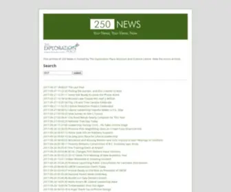 250News.com(Archive of 250 News) Screenshot