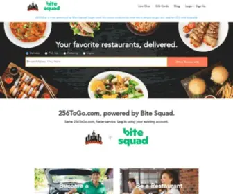 256Togo.com(Restaurant food delivery in Columbia) Screenshot