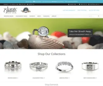 25Karats.com(Wedding Rings) Screenshot