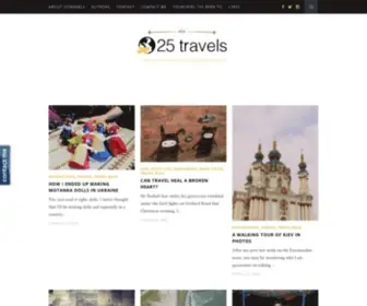 25Travels.com(Travel blog) Screenshot