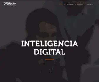 25Watts.com.ar(Diseño y desarrollo web Argentina) Screenshot