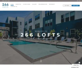 266Lofts.com(Apartments for Rent in Memphis) Screenshot