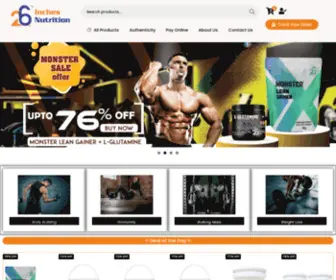 26Inchesnutrition.com(26 Inches Nutrition) Screenshot