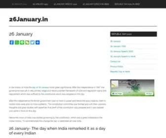 26January.in(26 January 2021) Screenshot