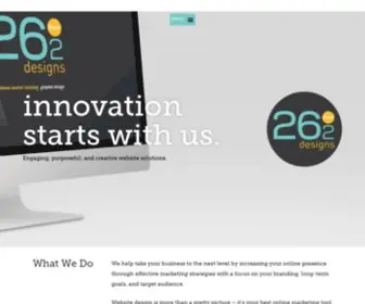 26Point2Designs.com(26 Point 2 Designs Tucson Arizona website and print design) Screenshot