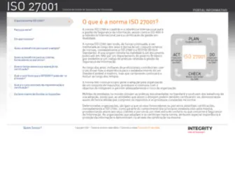 27001.pt(ISO 27001) Screenshot