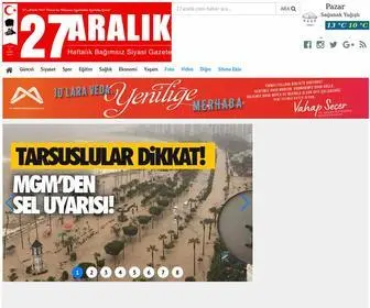 27Aralik.com(27 Aralık Gazetesi) Screenshot