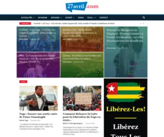 27Avril.com(Nouvelles) Screenshot