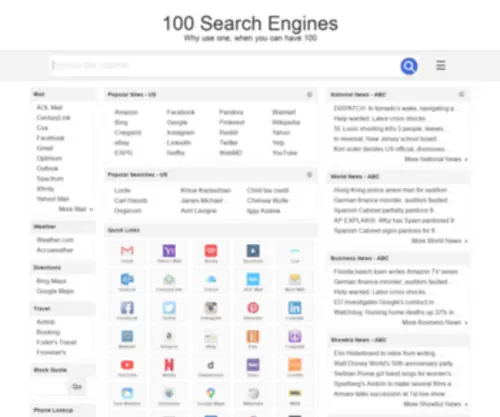 27Searchengines.com(27 Search Engines) Screenshot