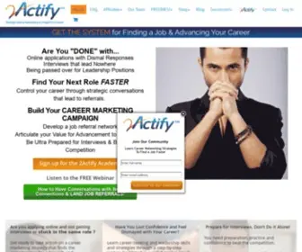 2Actify.com(Propel Your Career. Learn a Step) Screenshot