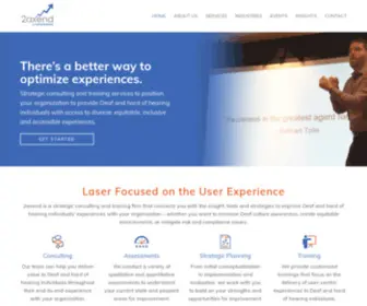 2Axend.com(Deaf-owned strategic consulting and training firm) Screenshot