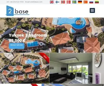 2Base.com(2Base Real Estate Agency Turkey // Property in Alanya) Screenshot