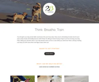 2Bdogtraining.com(2B Dog Training) Screenshot