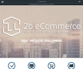 2Becommerce.com(2b eCommerce l The key to online branding and sales success) Screenshot