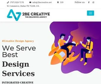 2Becreative.net(The Branding Agency) Screenshot