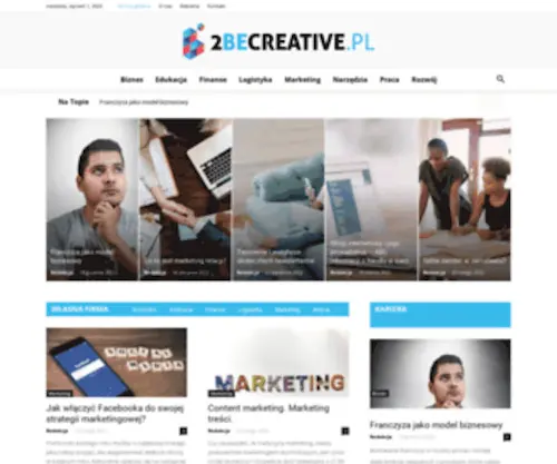 2Becreative.pl(2BeCreative, Pozycjonowanie, Copywriting) Screenshot