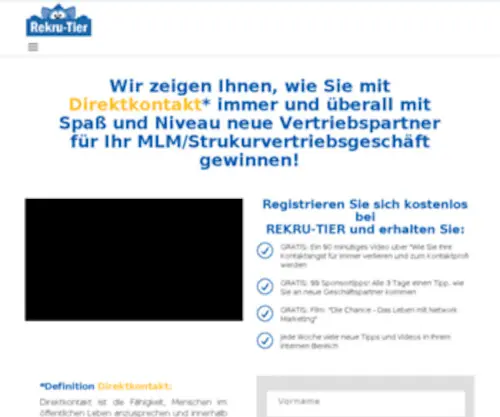 2Beknown.de(REKRU-TIER (Dein Erfolg im Network-Marketing/MLM)) Screenshot