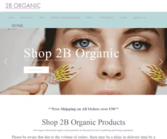 2Borganic.ie(2B Organic Irish Skincare) Screenshot