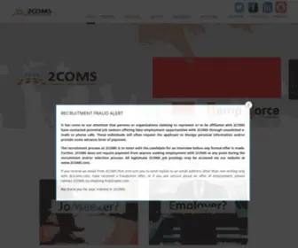 2Coms.com(Find solutions for Leadership hiring) Screenshot