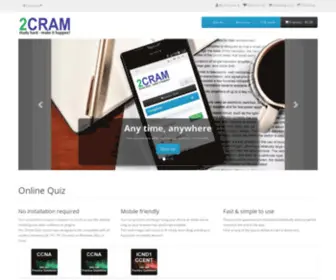 2Cram.com(2Cram Practice Questions) Screenshot