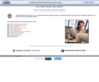 2CSS.com(Computer System Specialists) Screenshot