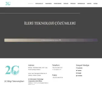 2Cteknoloji.com(2C Bilgi Teknolojileri) Screenshot