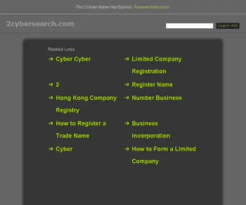 2Cybersearch.com(2Cybersearch) Screenshot