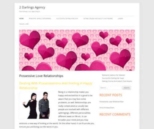 2Darlings-Agency.com(2 Darlings Agency) Screenshot