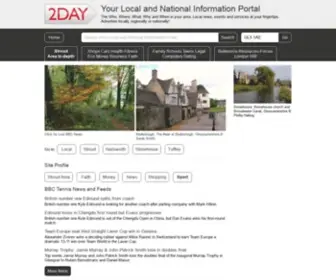 2Day.uk(Your Own Local and National Information Portal) Screenshot