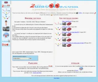 2Diabolos.com(Diabolo: apprendre de nouvelles figures avec Thierry à 1 ou 2 diabolos) Screenshot